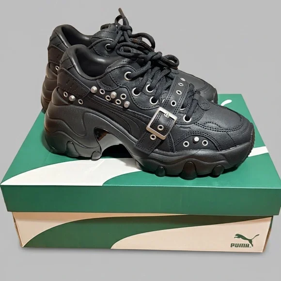 Puma Black Women's Sneakers - Picture 4 of 6